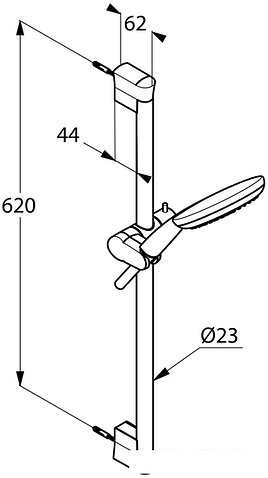 Душевой гарнитур Kludi Freshline 6793005-00