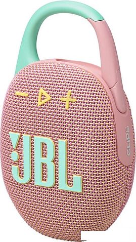 Беспроводная колонка JBL Clip 5 (розовый)