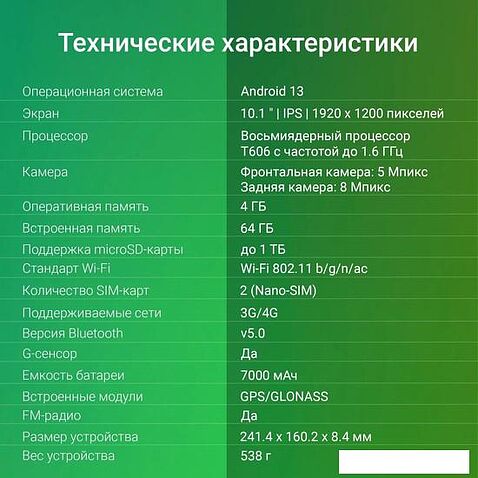 Планшет Digma Optima 1415D 4G (темно-серый)