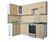 Готовая кухня Интерлиния Мила Gloss 50-12x24 (капучино глянец)