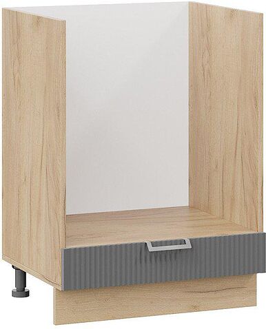 Шкаф напольный Трия Кимберли 1Н6Б (дуб крафт золотой/титан)