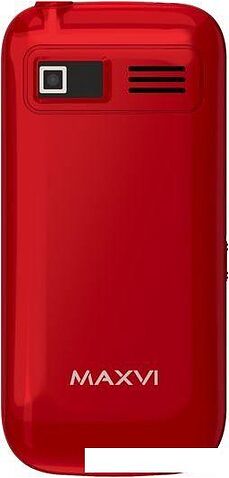 Кнопочный телефон Maxvi B6ds up (красный)