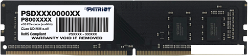 Оперативная память Patriot Signature Line 8ГБ DDR4 2666 МГц PSD48G26662