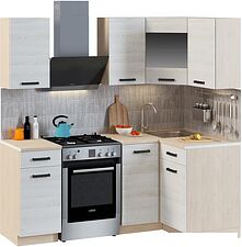 Готовая кухня Genesis Мебель Алиса Loft №3 1.4x1.1 (дуб сонома/сосна белый) Готовая кухня Genesis Мебель Алиса Loft №3 1.4x1.1 (дуб сонома/сосна белый)