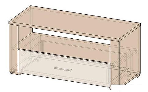 Тумба Интерлиния Коламбия КЛ-8 (дуб сонома-дуб белый)