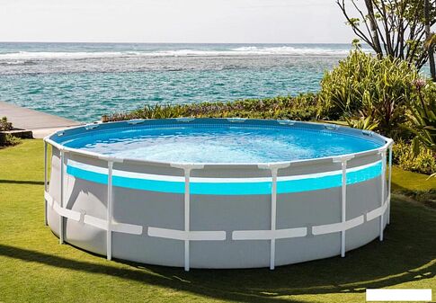 Каркасный бассейн Intex Prism Frame Clearview 26722 (427х107)