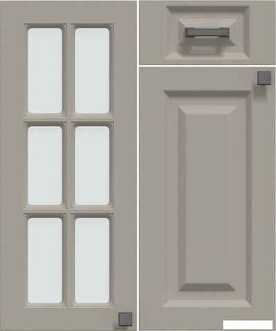 Готовая кухня Интерлиния Мила Деко 2.4Б (черный/белый/дуб бунратти)