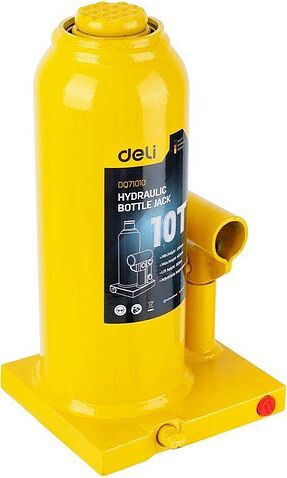 Бутылочный домкрат Deli DQ71010 10т