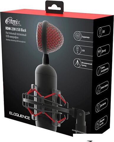 Микрофон Ritmix RDM-230 USB Eloquence