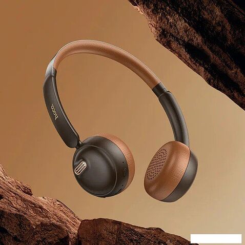 Наушники Hoco W62 (черный/коричневый)