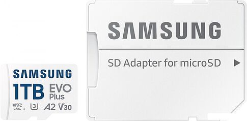 Карта памяти Samsung EVO Plus 2024 microSDXC 1TB (с адаптером)