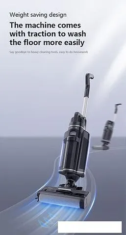 Вертикальный пылесос с влажной уборкой Redkey Cordless Wet Dry Vacuum Cleaner W12 Pro (серый)