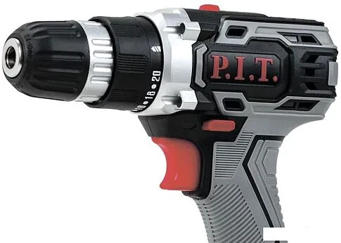 Дрель-шуруповерт P.I.T. PSR18-D3 Promo (с 1-им АКБ, набор оснастки)