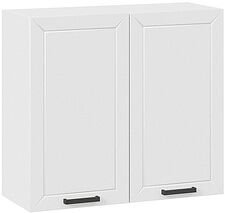 Шкаф навесной Трия Лорас 1В8 (белый/холст белый) Шкаф навесной Трия Лорас 1В8 (белый/холст белый)