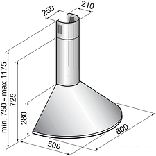 Кухонная вытяжка Korting KHC6930RI