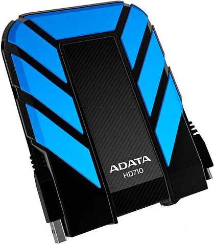 Внешний накопитель A-Data DashDrive Durable HD710 1TB Blue (AHD710-1TU3-CBL)
