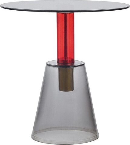 Журнальный столик Bergenson Bjorn Amalie MZTBL-CGLSGR-50 (серый/красный)