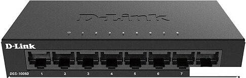 Неуправляемый коммутатор D-Link DGS-1008D/K2A