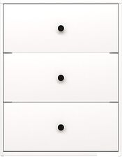 Тумба Mio Tesoro Мини 3 ящика 2.07.03.060.1 (белый)