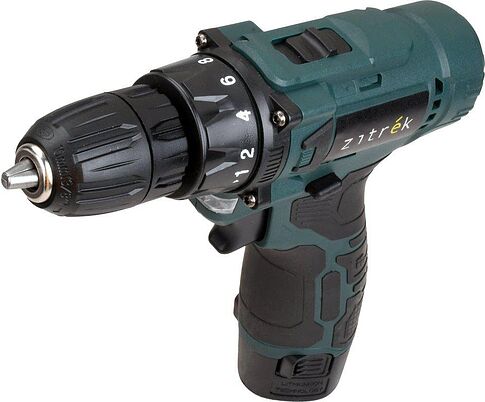 Дрель-шуруповерт Zitrek Green 12V Plus 085-1014 (с 2-мя АКБ)
