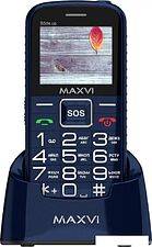 Кнопочный телефон Maxvi B5ds up (темно-синий)