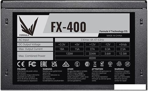 Блок питания Formula FX-400