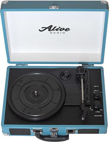 Виниловый проигрыватель Alive Audio Glam Aqua