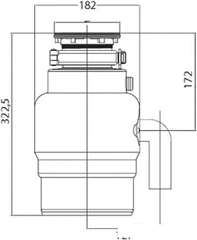 Измельчитель пищевых отходов TEKA TR 34.1 V Type [40197111]