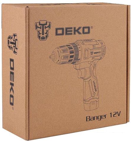 Дрель-шуруповерт Deko Banger SET 1 063-4129 (с 1-им АКБ)