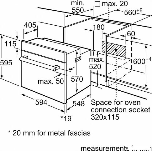 Электрический духовой шкаф Bosch Serie 6 HBJ558YW3Q