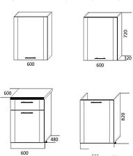 Готовая кухня ЭлиГард Виктория рамка 1.2 (сосна каньон/дуб каньон/мрамор светлый)