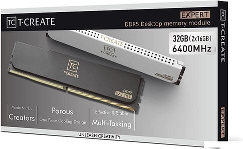 Оперативная память Team T-Create Expert 2x48ГБ DDR5 6800 МГц CTCED596G6800HC36DDC01