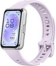 Фитнес-браслет Huawei Band 11 (серебристый алюминиевый корпус, с сиреневым силиконовым ремешком, международная версия)