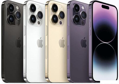 Смартфон Apple iPhone 14 Pro 256GB Восстановленный by Breezy, грейд B (золотистый)