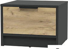 Комоды, тумбы Интерлиния Концепт КТ-ТК1-35 (дуб золотой/антрацит)