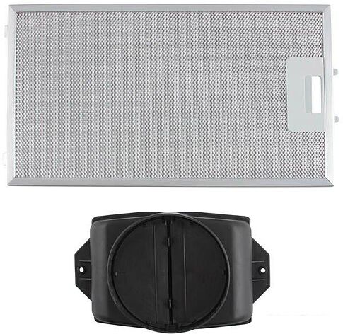 Кухонная вытяжка Krona Inga 600 black push button [00018184]