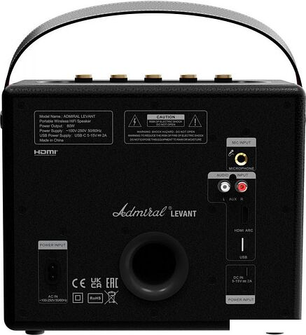 Беспроводная колонка Admiral Audio Levant (черный)