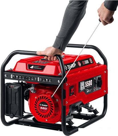 Бензиновый генератор Зубр СБ-5500
