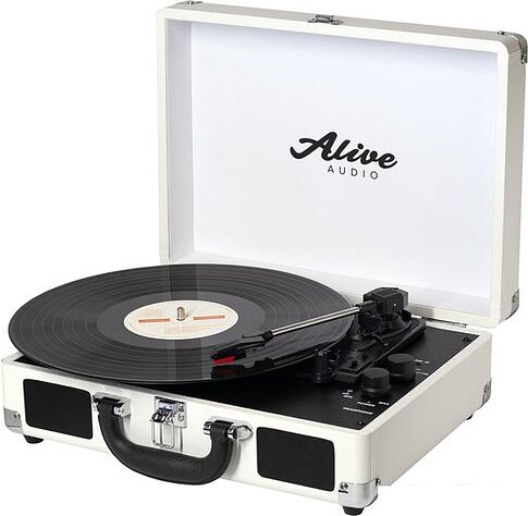 Виниловый проигрыватель Alive Audio Glam Milk