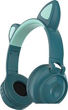Наушники QUMO Party Cat 32302 (бирюзовый)