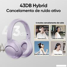 Наушники QCY H3 (сиреневый)