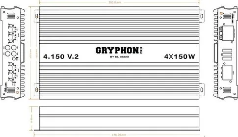 Автомобильный усилитель DL Audio Gryphon Pro 4.150 V.2