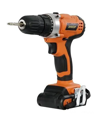 Дрель-шуруповерт Энкор ДША-16Л2 50034 (с 2-мя АКБ)