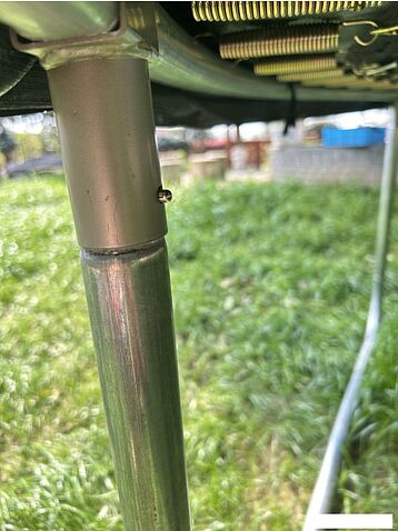 Батут Calviano Outside Master Green 374 см - 12ft (внешняя сетка, с лестницей)