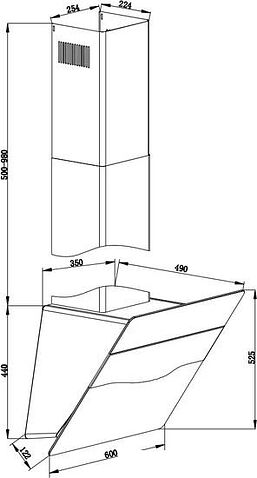 Кухонная вытяжка Hansa OKP6654ISH