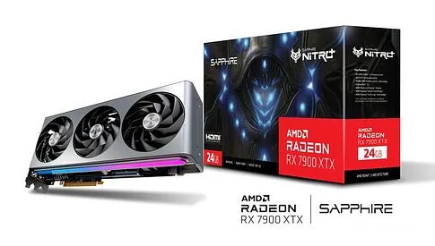 Видеокарта Sapphire Nitro+ Radeon RX 7900 XTX Vapor-X 24GB 11322-01-40G