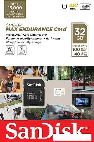 Карта памяти SanDisk microSDHC SDSQQVR-032G-GN6IA 32GB (с адаптером)
