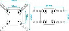 VESA-адаптер для телевизора Kromax ADAPTER-200