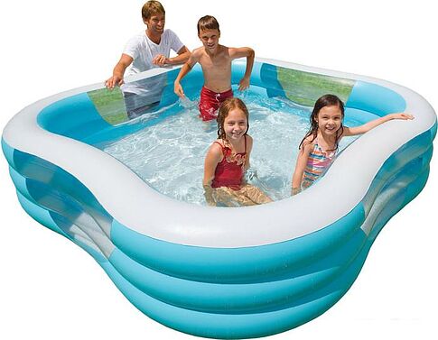 Надувной бассейн Intex Swim Center 229х56 (бирюзовый) [57495]