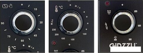 Мини-печь Ginzzu HOT-143 black